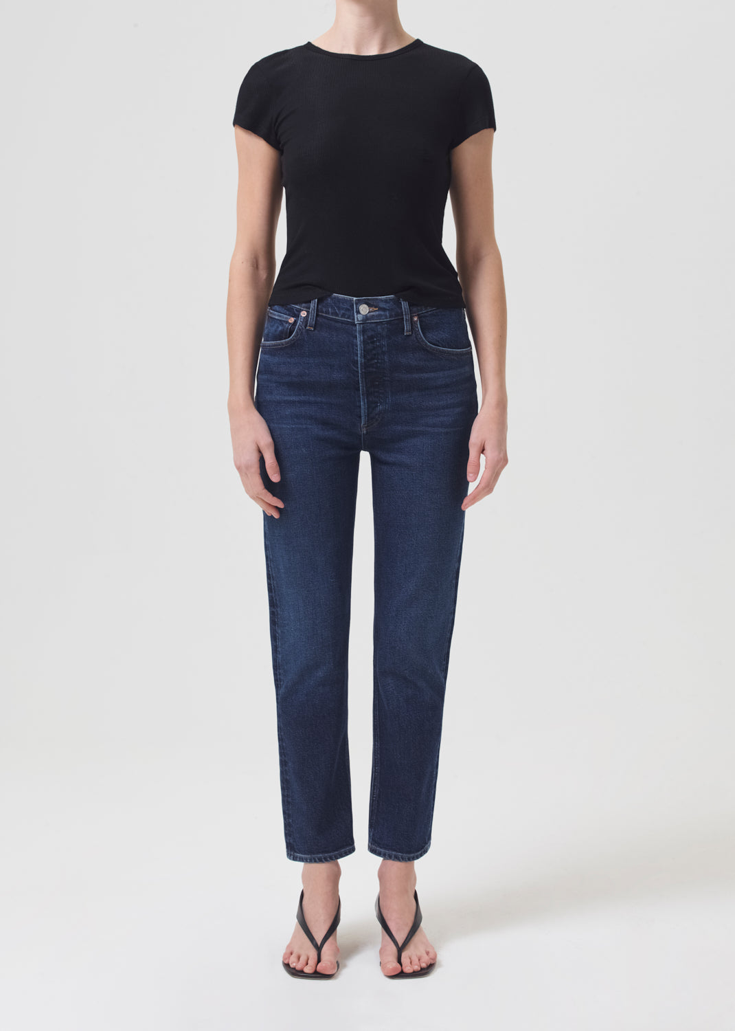 RILEY HIGH RISE STRAIGHT CROP (STRETCH)